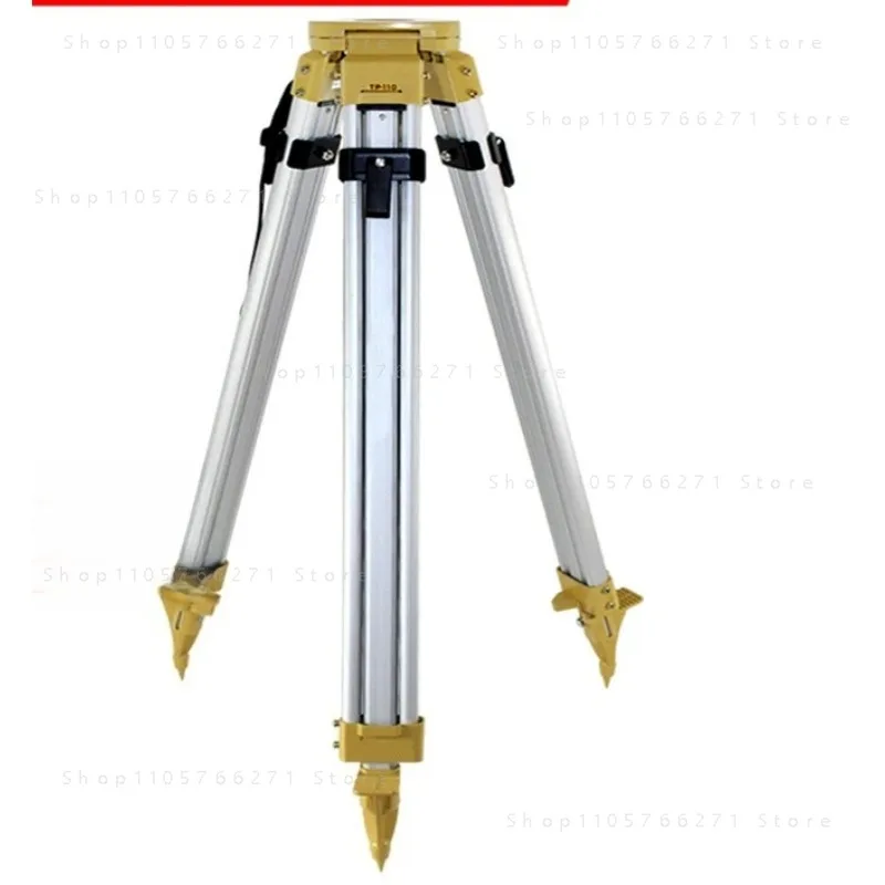 Aluminum Alloy Wooden Survey Tripod for Level Theodolite Total Station Stable Surveying Measuring Stand