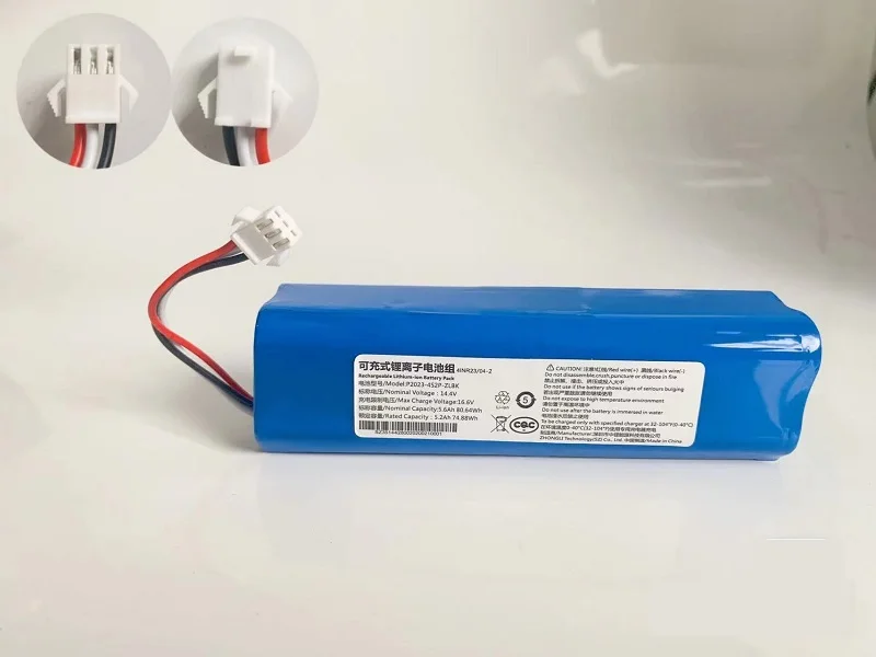 5200mAh Li-ion IMILAB V1 Battery for Viomi Robot Vacuum Cleaner V1 Accessories Spare Parts Charging Battery