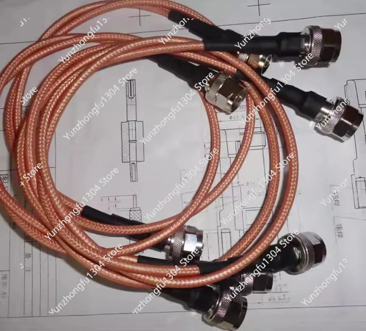 Network Branch Test Line, N-Type Jumper 12G, VSWR≤1.1, Test Cable Assembly, Low Loss Cable Assembly