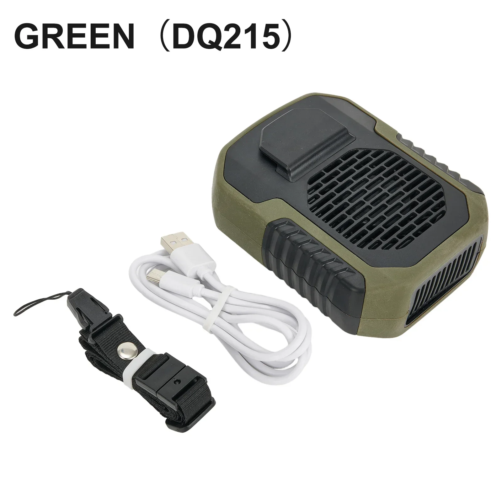 Ventilador de cintura portátil de 6000mAh, ventilador de cuello colgante recargable por USB, ventiladores eléctricos para deportes al aire libre,