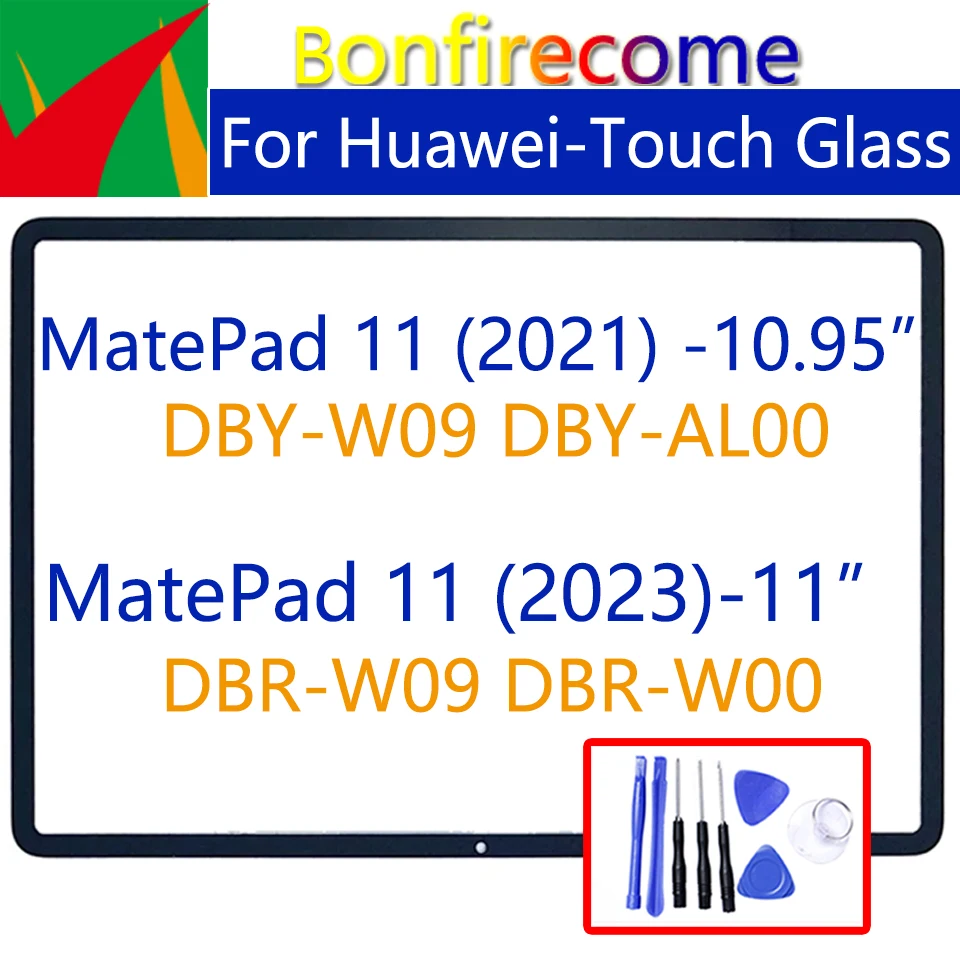 For Huawei MatePad 11 (2023) DBR-W09 DBR-W00 Touch Screen Glass Panel LCD Front Outer Glass For MatePad 11 2021 DBY-W09 DBY-AL00