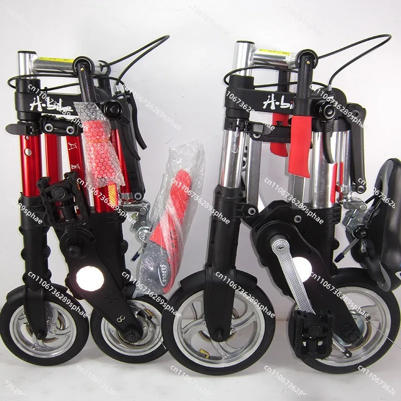 Folding bicycle, mini portable transportation artifact outdoor sports fitness bicycle