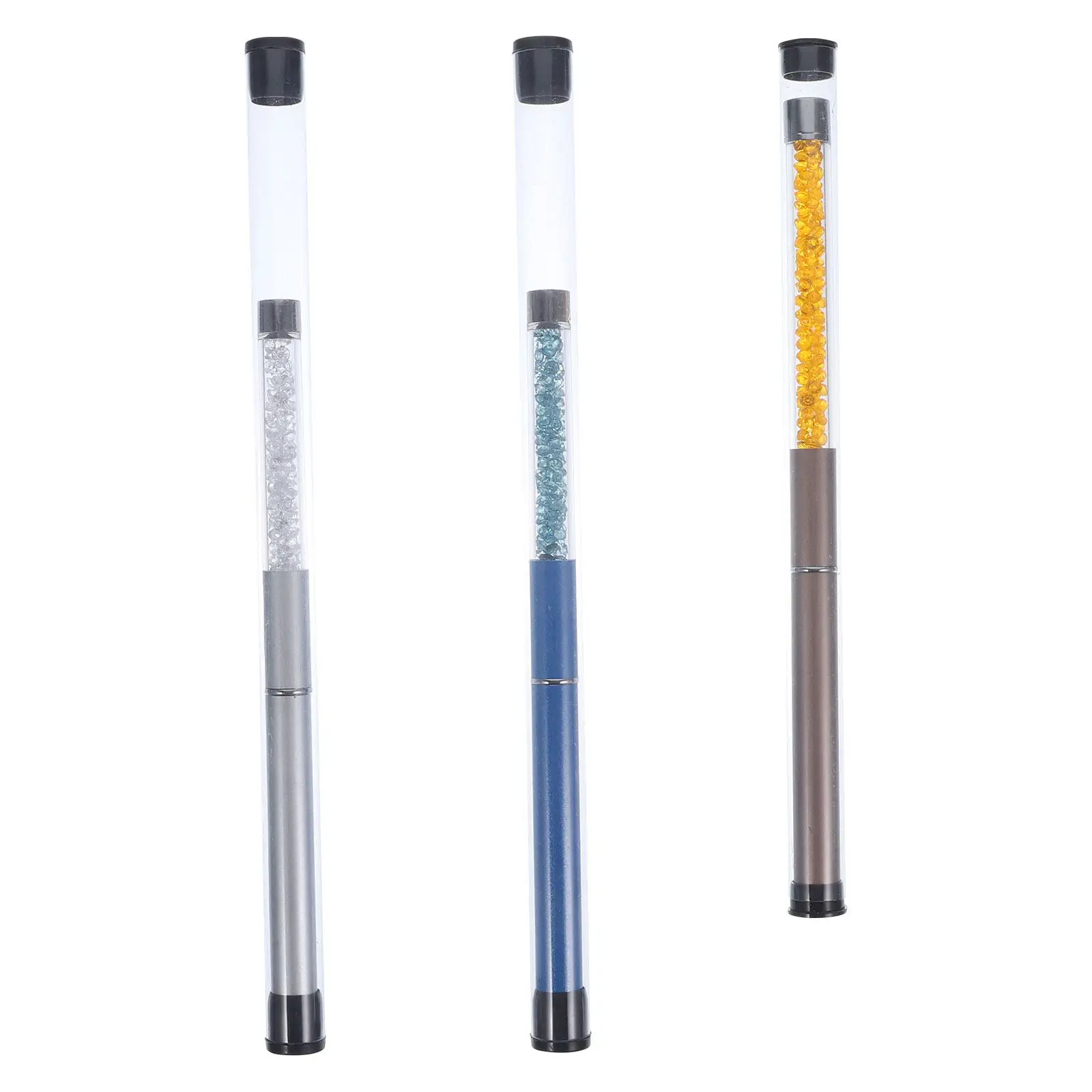 

3Pcs Manicure Brush Tools Professional Nail Gel Painting Pens Different Tip Shapes for Creative Nail Art DIY Accessory
