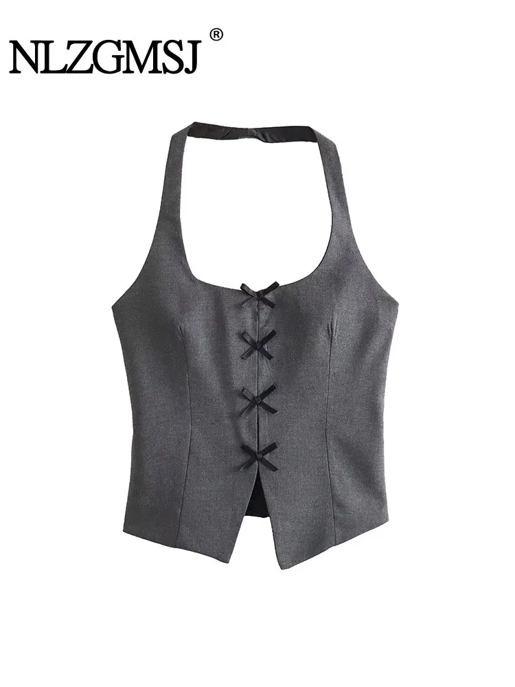 2024 Halter Top Women Off Shoulder Top Female Backless Sexy Tops Woman Bustier Tops