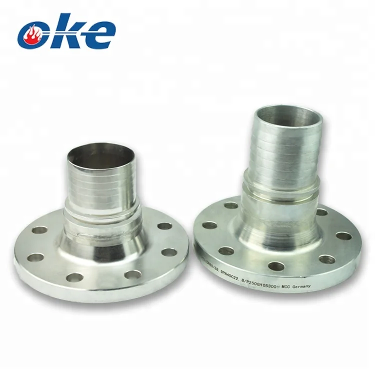 Okefire Stainless Steel Pipe Fixed Flange With Serrated Tail