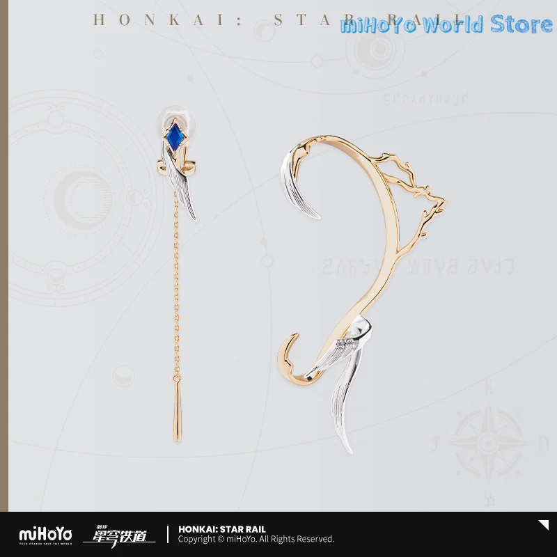 

Зажим для ушей Sunday, официальный Honkai Star Rail, оригинальная серия Sunday Theme Impression, зажим для ушей, аксессуары Doujin для косплея, день рождения G