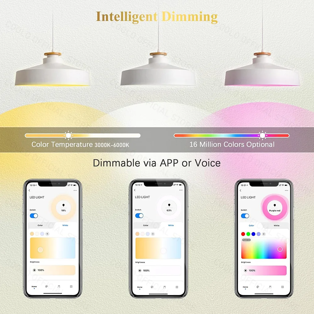 GU10 LED Lamp Zigbee Wifi Smart Spotlight Lampara 5W 110V 220V RGB+C+W Dimmable Light Bulb Works With Ewelink Alexa Google Alice