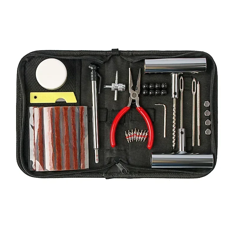 For Car Vacuum Tire Tire Repair Needle Pin Cold Repair Rubber Strip Tool Valve Valve Core Sharp Nose Pliers Emergency Tool