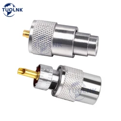 PL-259 Connector 50 ohm PL 259 UHF Male Solder Connector Plug Low Loss for LMR-400 RG-8 Coaxial Cable