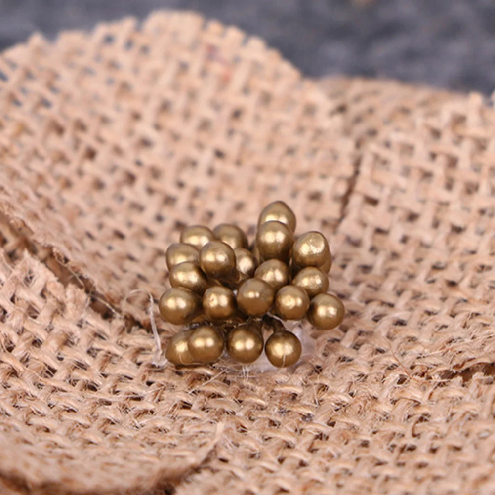 

24pcs Decorative Burlap Flower Simulation Craft For Diy Hat Shoe Bag Hair Bow Vintage Handmade Materials Party Wedding