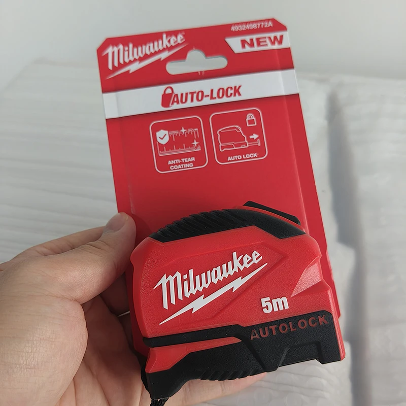 Milwaukee Tape Measure Series 5m/8m Magnetic/Auto-Lock Anti-Tear Coating Heavy Duty Measuring Tapes
