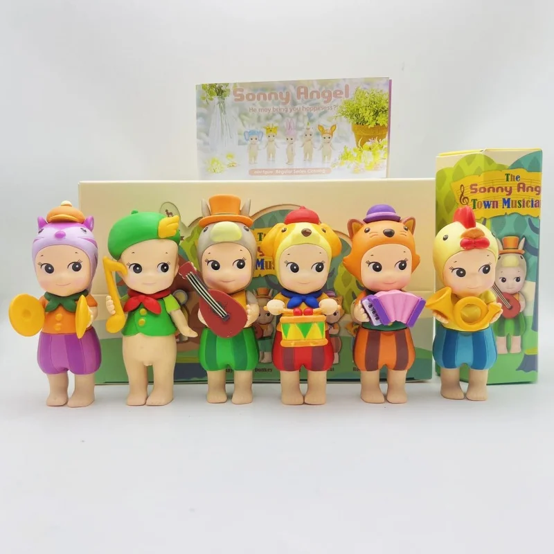 

Sonny Angel Mini Figure The Sonny Angel Town Musicians Blind Box Toy for Girl thief rooster cat dog donkey SAS65734