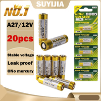 20PCS 12V A27 27A G27A MN27 MS27 L828 Alkaline Battery V27GA ALK27A A27BP K27A Dry Battery Toy Doorbell Alarm Remote Control