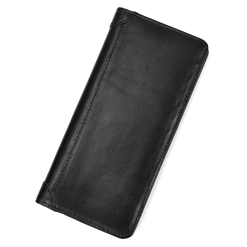 Men Women Clutch Purse Genuine Leather Evening Clutches Mmulti-slot Fashion Business Card Wallet Long Purse Leather For Female