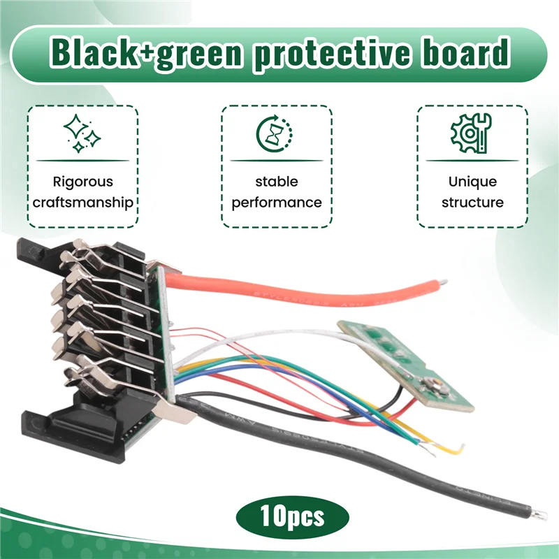 ABZZ-10PCS DCB200 18V 21V بطارية ليثيوم PCB شحن حماية لوحة دوائر كهربائية ل #5