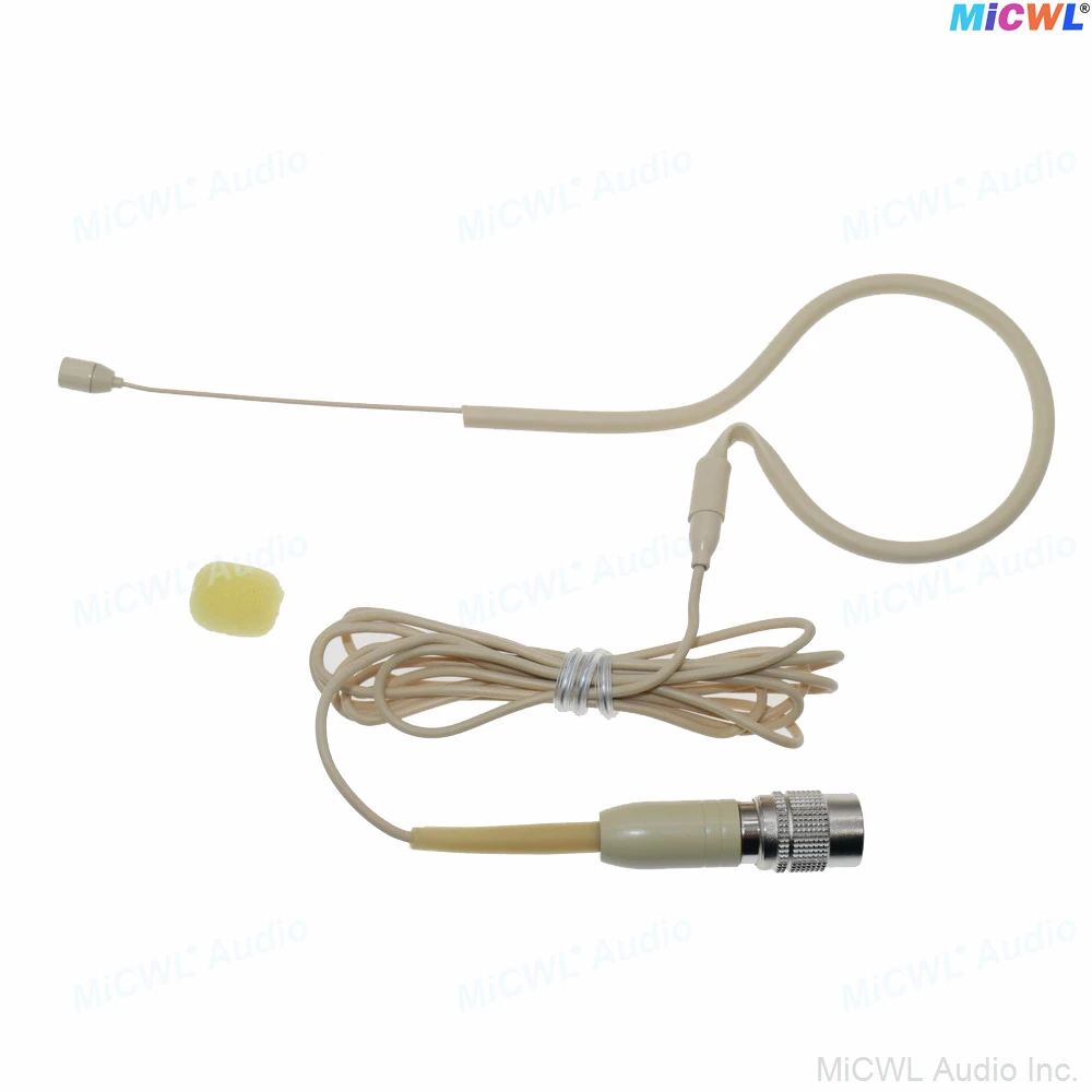 Omnidirectionele Bp892 Oorhaak Handset Microfoon Voor Audio-Technica Atw Vergrendeling 4-Pins Draadloze Zender Enkele Oortelefoon