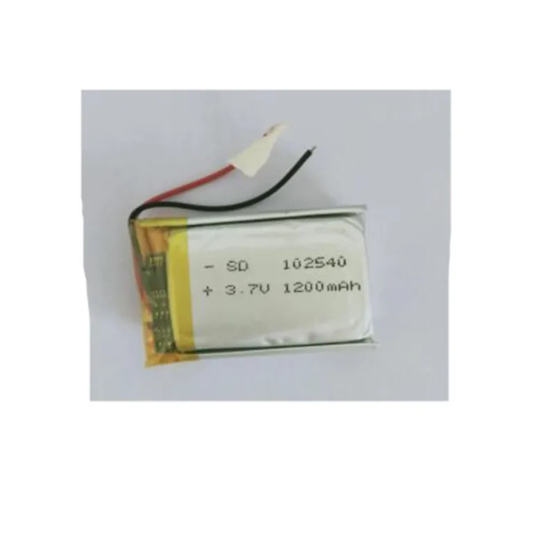 

2Pcs/Lot 102540 3.7V 1200Mah Polymer Lithium Ion Li-ion Li-po Rechargeable Battery