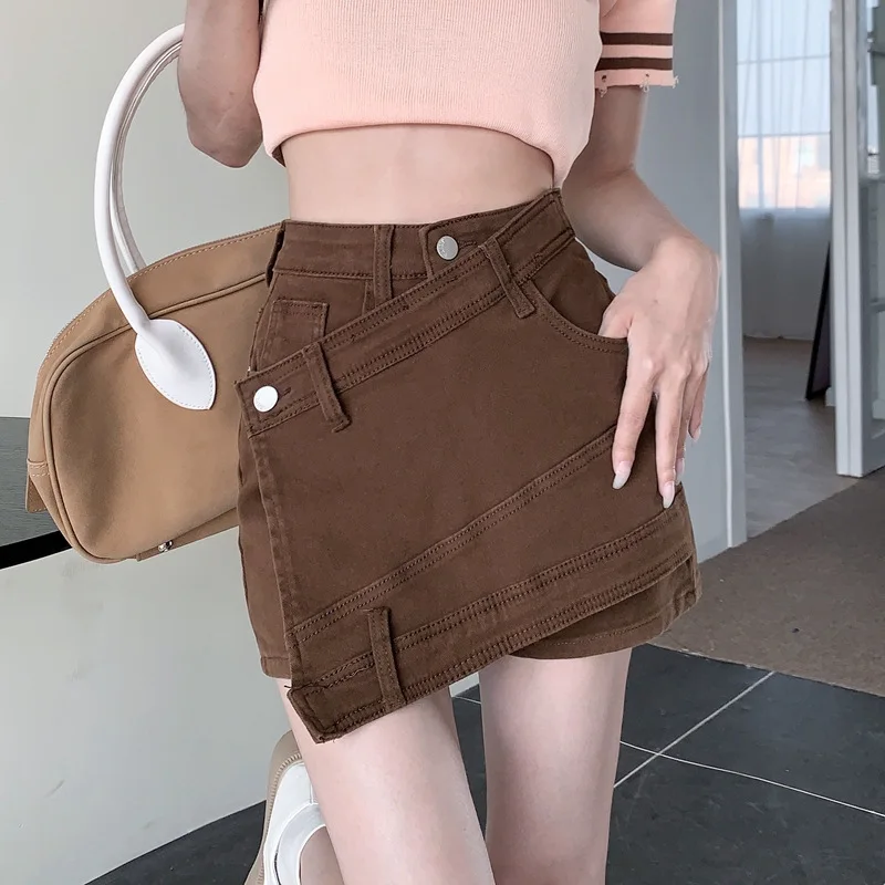 

Women Denim Jeans Female Design High Waist Skirt Spring And Autumn