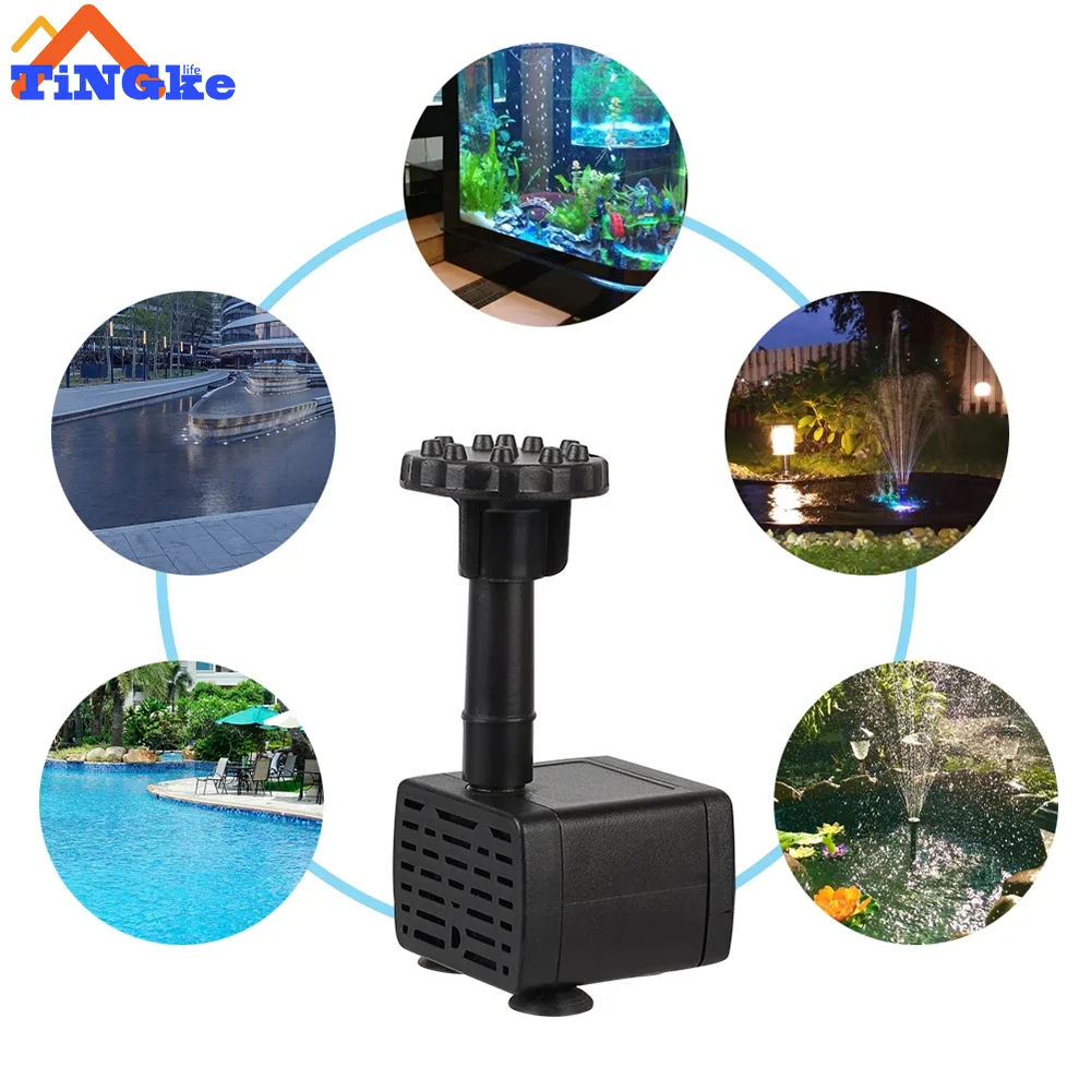 1.5W Mini Solar Fountain Pump Power Panel Kit Solar Panel Water Pump for Garden Pool Water Fountain Indoor Bird Bath