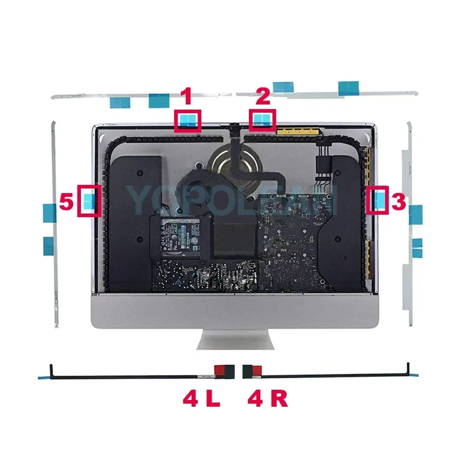 New A1419 A2115 LCD Display Tape Adhesive Repair kit for iMac 27