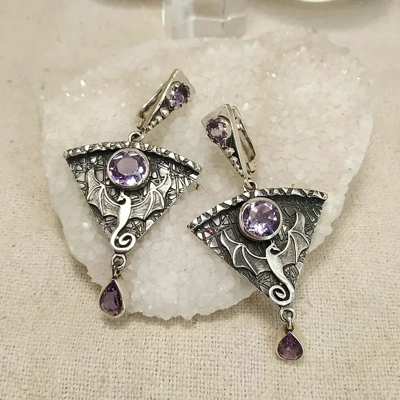 Vintage Drop Earrings Women Fashion Party Brincos Jewelry Wedding Statement Zircon Drop Earrings Accessories Mujer