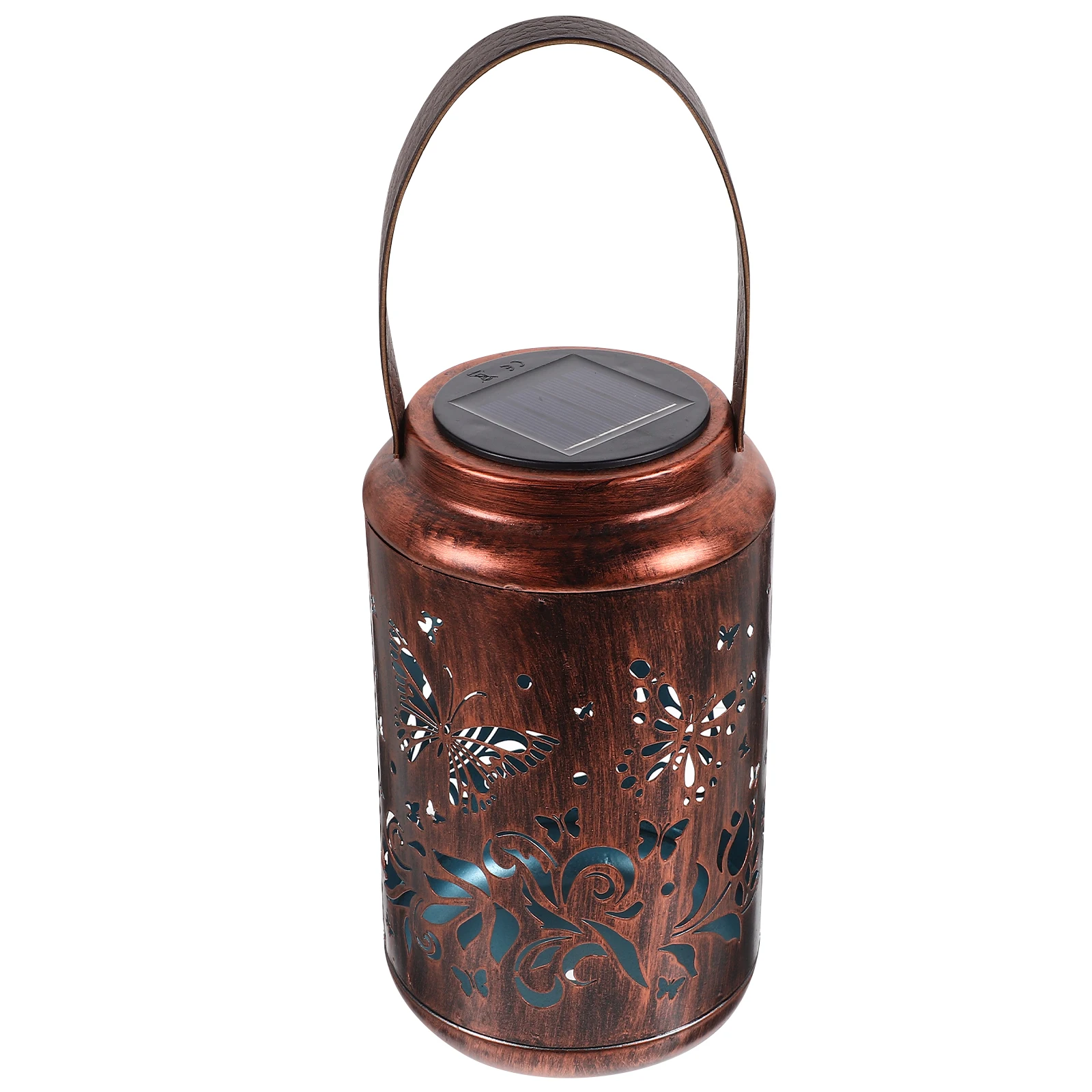 

Light For Garden Decoration Hollow Butterfly Solar Lantern Outdoor Night Lighting Durable Iron Material Easy Install Garden Yard