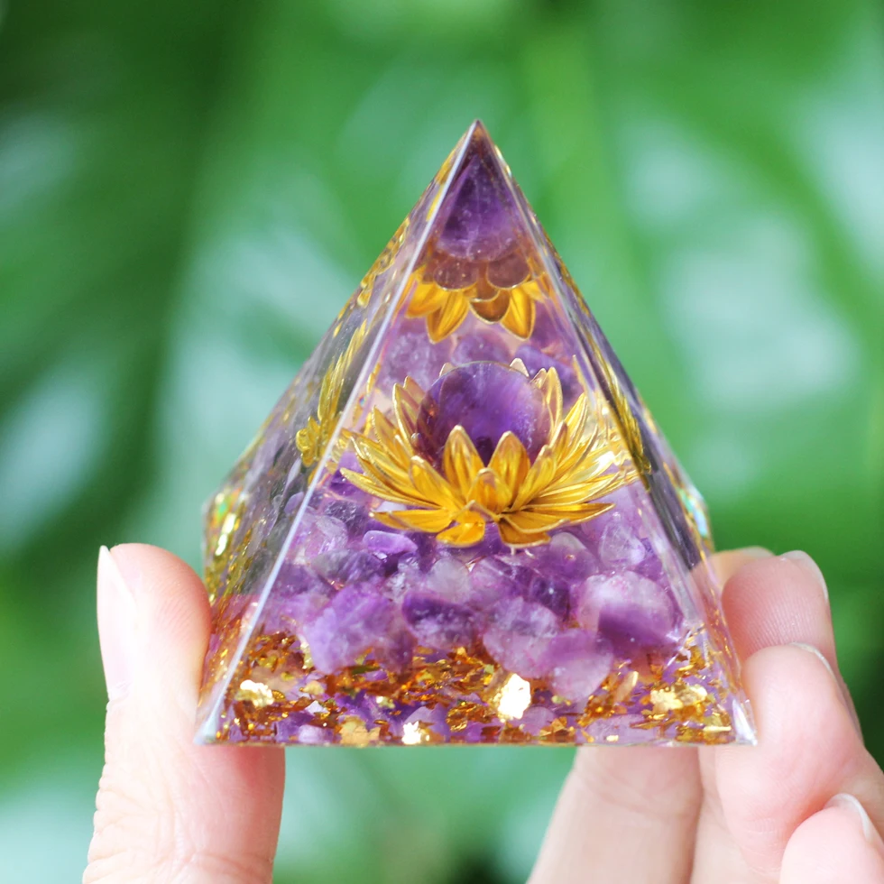 Natural Stone Orgone Pyramid 3