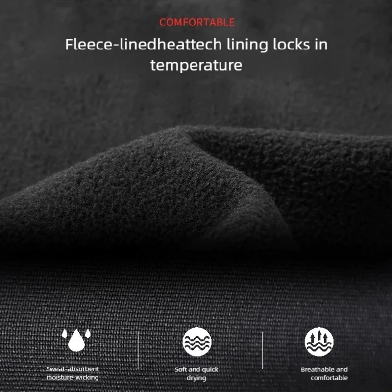 2025 الشتاء الذكور طويلة الأكمام تي شيرت الصوف عالية طوق ملابس اخلية حرارية الملابس الحرارية الرجال ضغط القمصان الحرارية #3