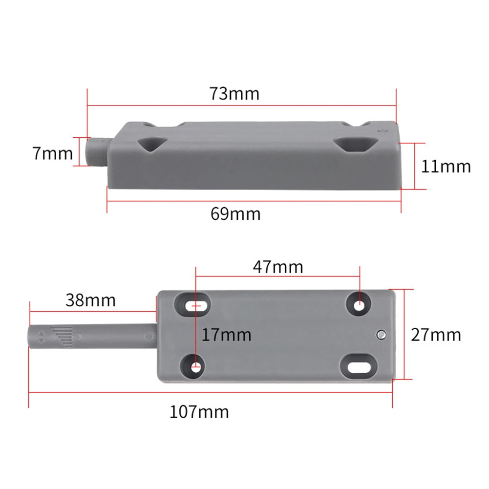 المخازن المؤقتة المثبط دولاب المثبط المخازن المؤقتة باب الباب وقف درج درج المنزل خزانة غير مرئية المصيد دفع لفتح #3
