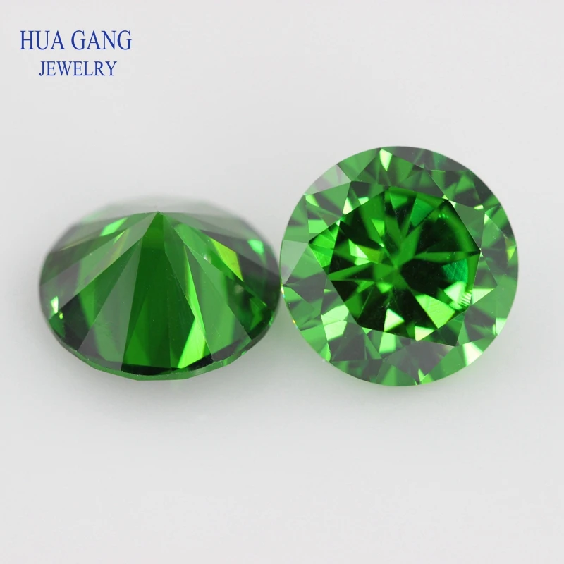 12 birthstone colors Stone Round Loose Cubic Zirconia Stone Synthetic Corundum Synthetic Spinel
