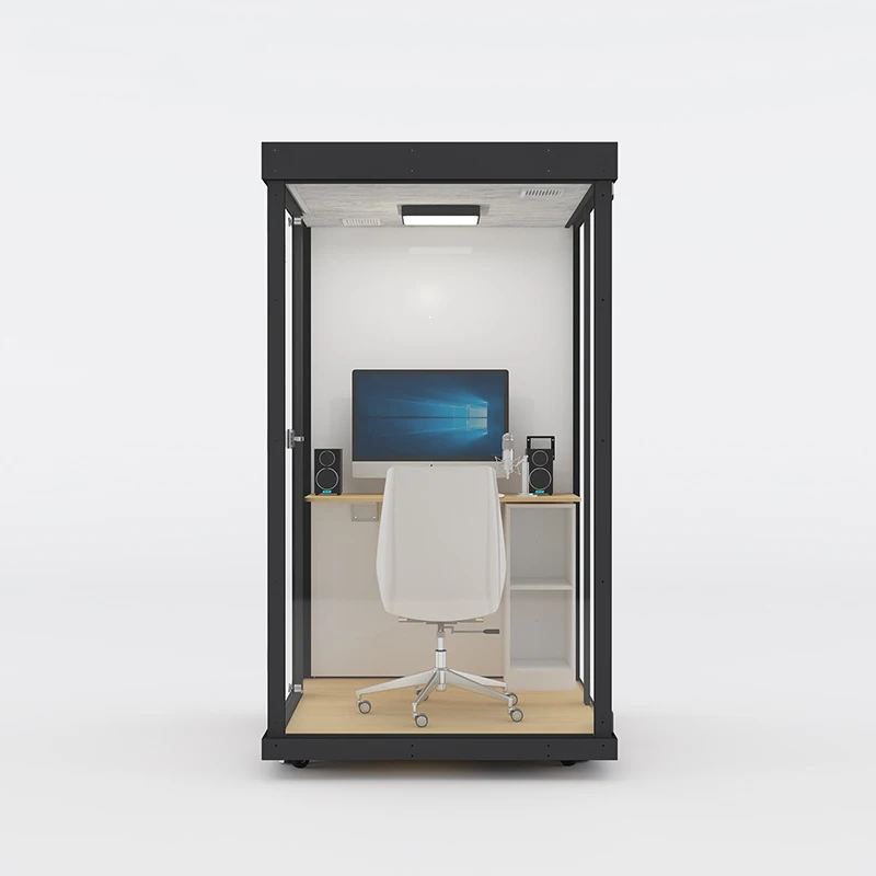 Portable Voice Booth, Acoustic Silent Booth For Soundproof Office Pods