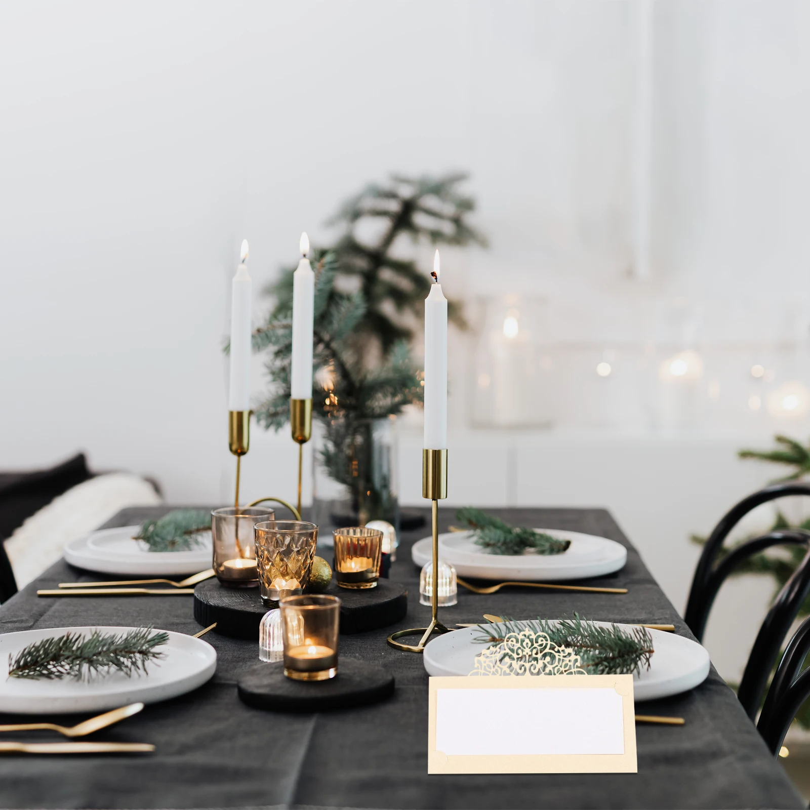 Reserved Seating Signs Laser Hollow Table Card Wedding Cards Multipurpose White Party Place Banquet