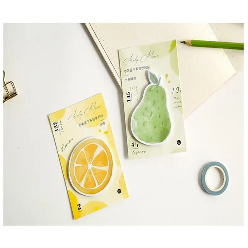 Fruit Basket Notes Easy To Use Digital Printing 30 Sheets 13085mm Office Supplies Notepad Fruit Pattern Various Styles