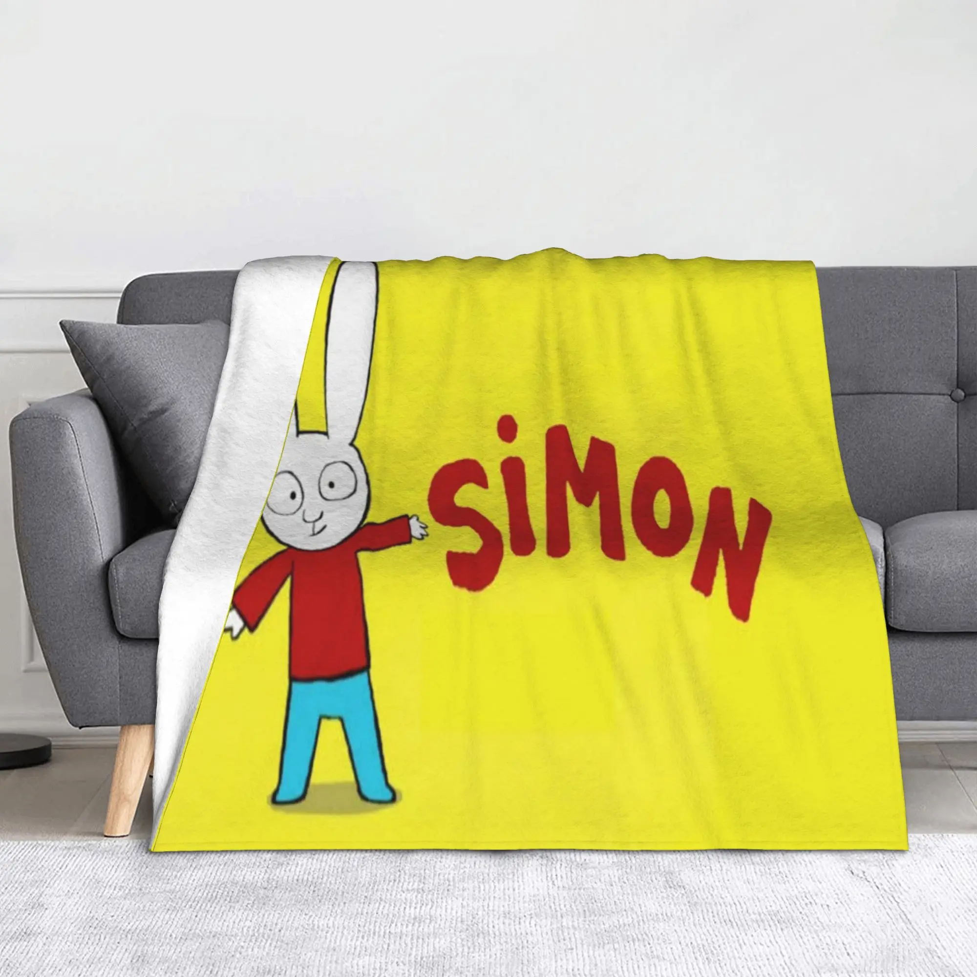 Simon Super Rabbit Merch Blanket Lightweight Warm  Throw Blankets for Living Room 50x60 Inches Multi-size Throws And Blankets