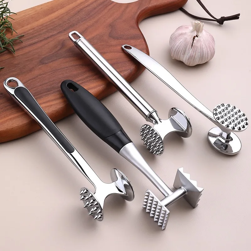 Double Sided Meat Tenderizer Hammer Household Steak Pounding Tool Beef Tenderising Mallet Kitchen Cooking Accessory