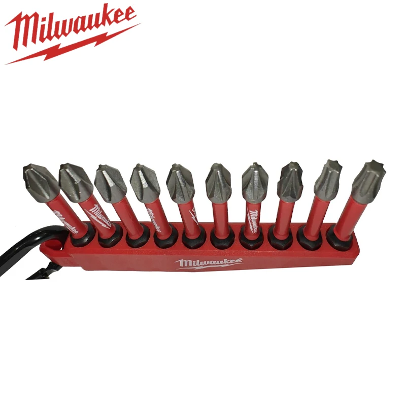 Milwaukee 4932492939 Shock Wave Impact Screwdriver Head Lock Set, 10 Piece Set, Screwdriver Bit view 5