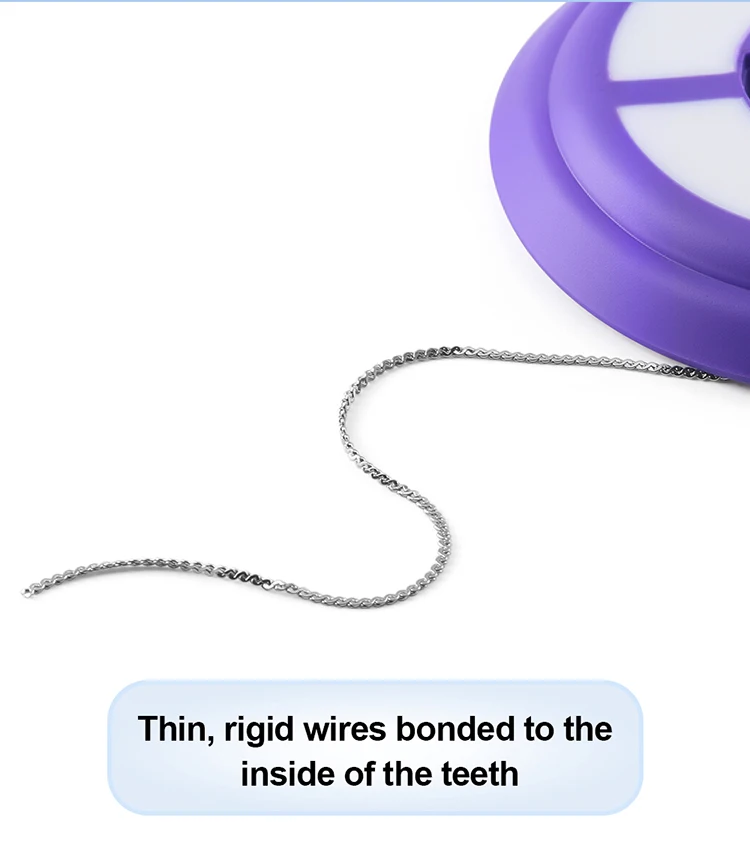 3 Rollen AZDENT Dental Retainer-Kettendraht, 3,2 Fuß, 1 m/Rolle, Edelstahl, kieferorthopädische Lingual-Retainer-Drähte, Zahnmedizin-Material – Detail 2