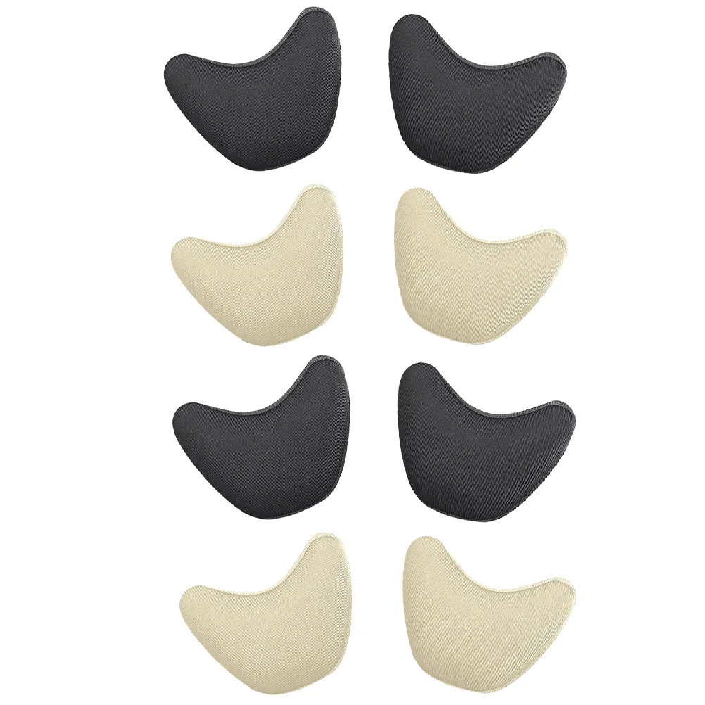 

4 Pairs Toe Infilled Pad Forefoot Shoe Insoles High Heels Padding High-heeled Shoes Tip Knitted Cloth Sponge Inserts Filler