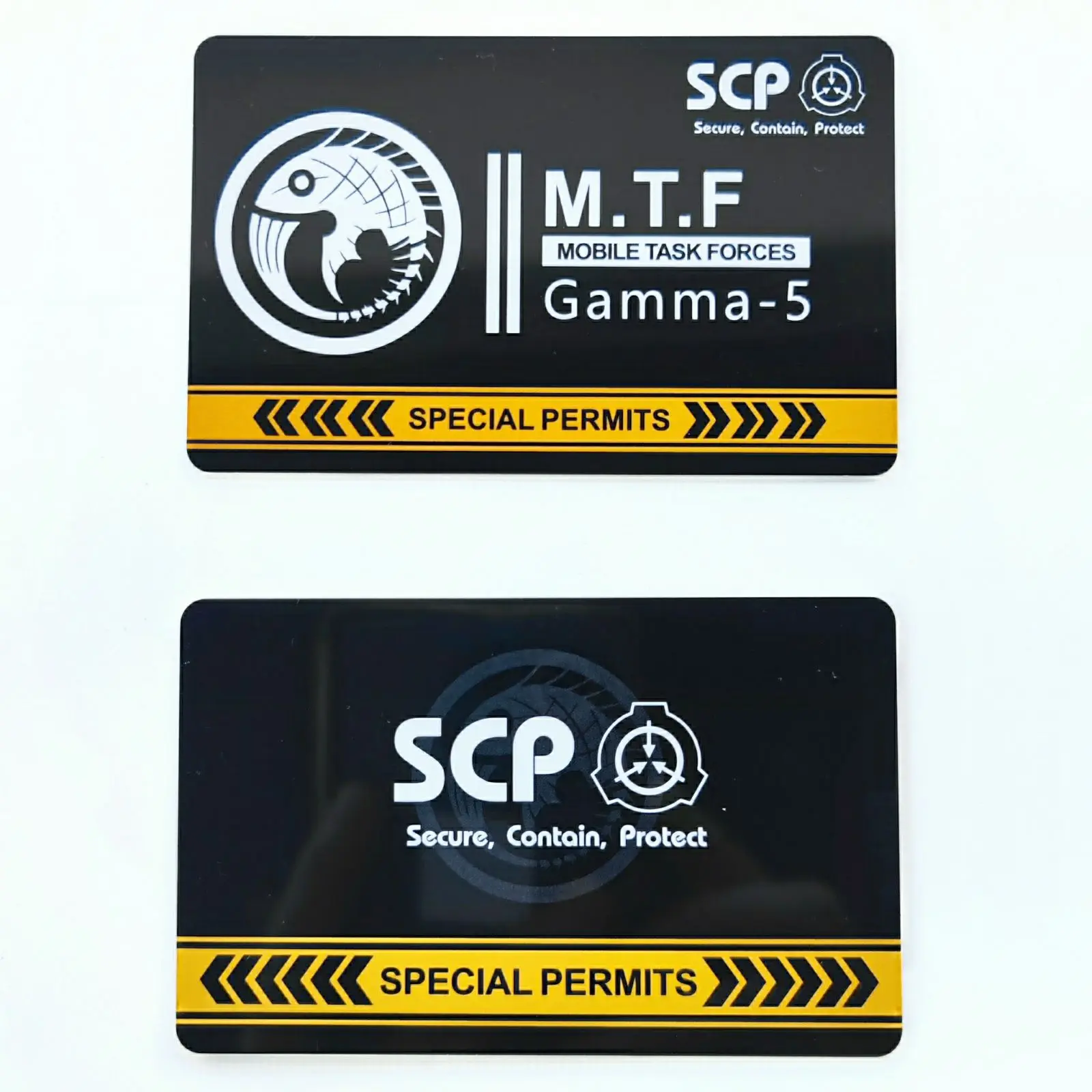 SCP foundation M.T.F mobile task forces PVC hardcard secret GUARD Cosplay card PA-78