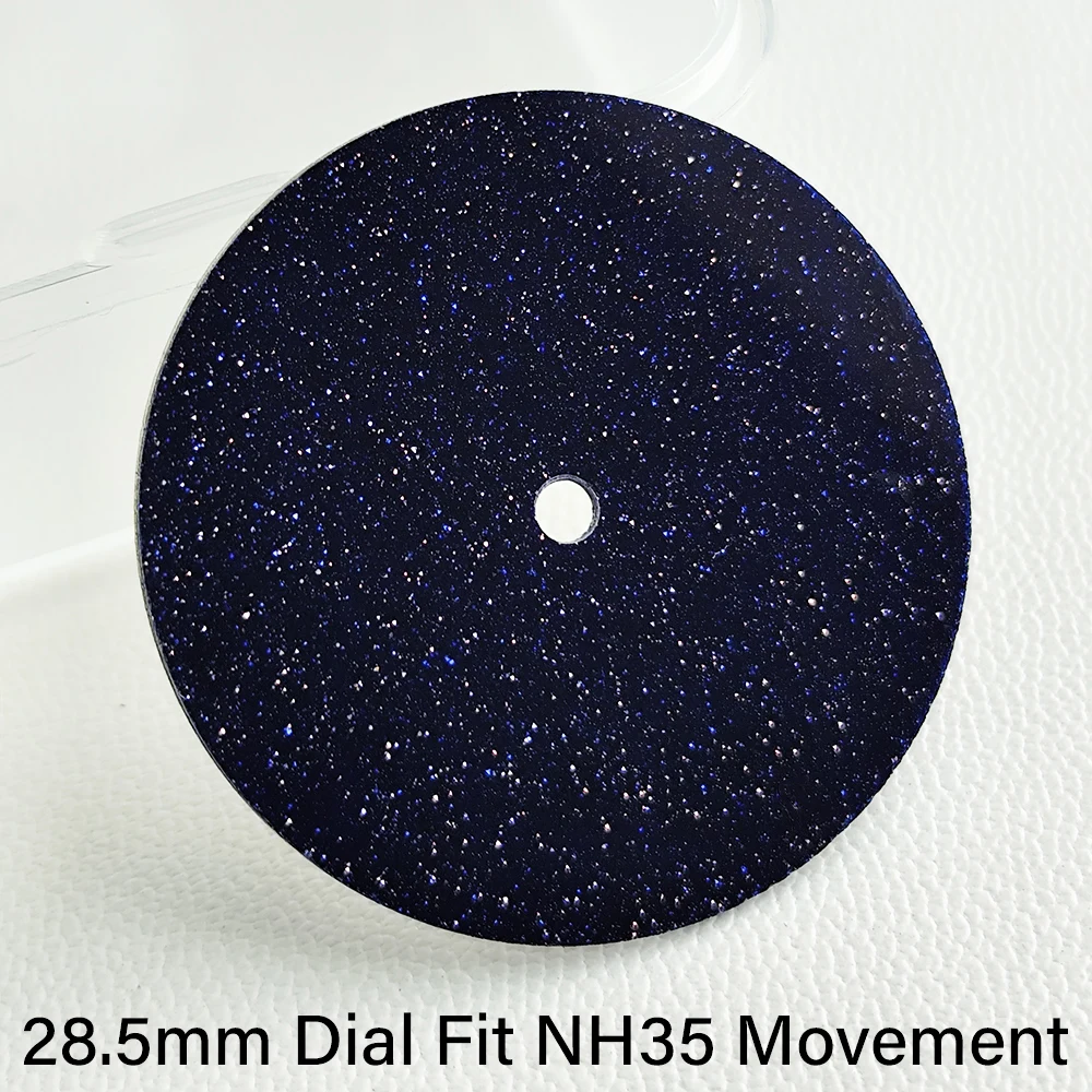 28.5mm Starry Sky Dial for NH35 NH36 NH38 Movement Watch Repair Parts Accessory Modified Watchmaker Tool