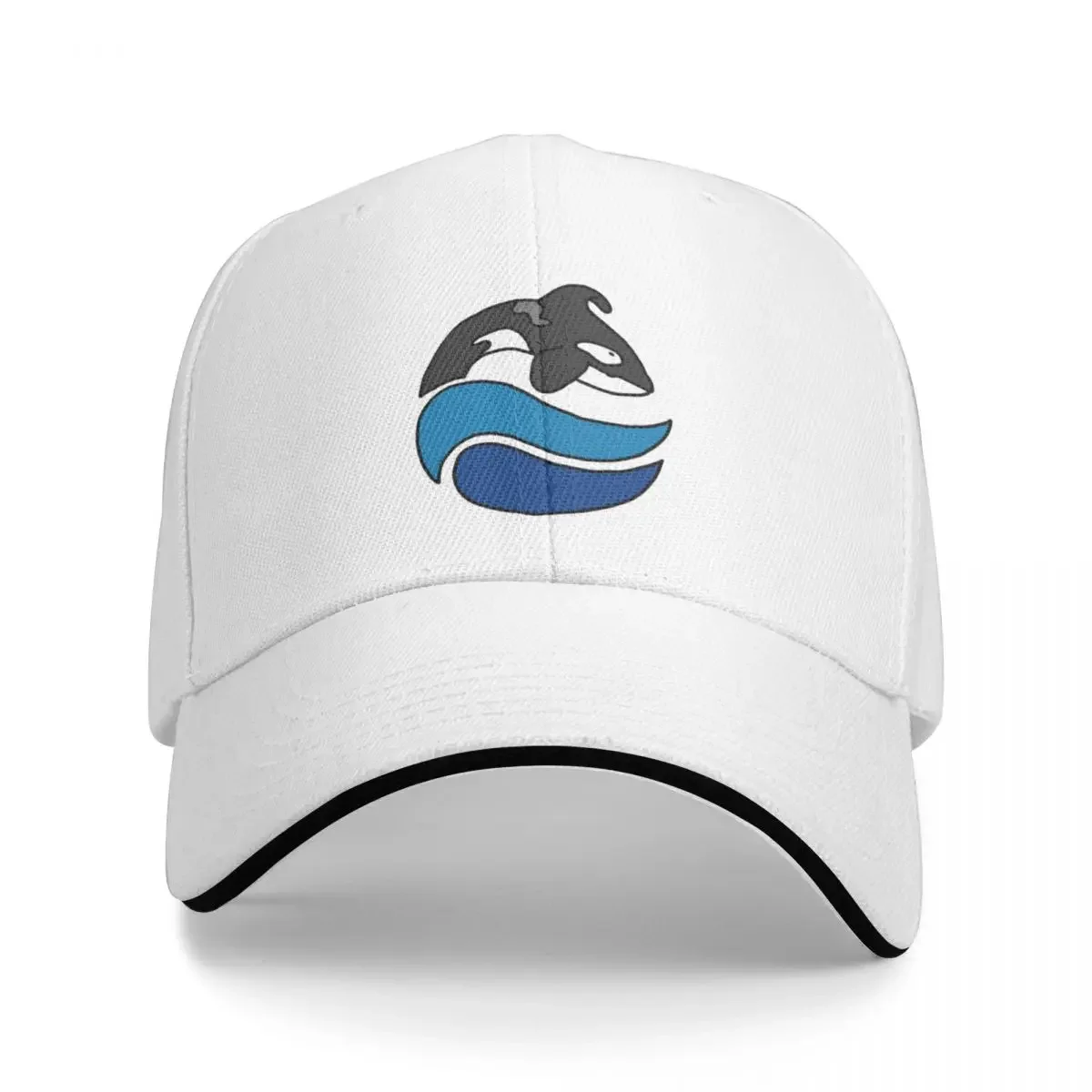 Trua Orca Vintage SeaWorld LogoCap Baseball Cap fishing hat Hat female winter Men's