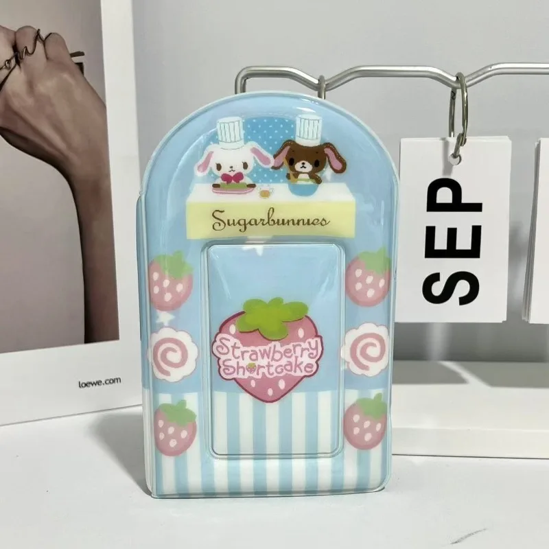 

Kawaii Sanrio Sugarbunnies Album Bag Cute Suitable for 3-inch Photo Series Anime Photo Storage Bag Girls' Festival Gifts
