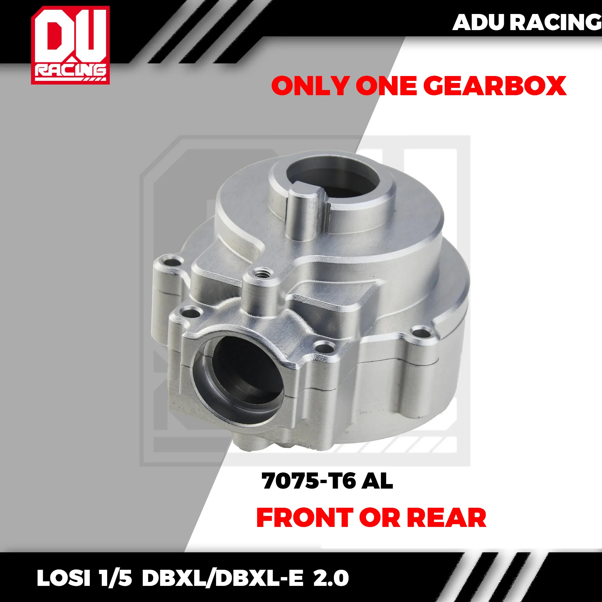 

ADU RACING 7075-T6 AL FRONT REAR DIFF Gearbox for Losi DBXL-e 2.0 DBXL-e DBXL gas 1/5 RC CAR