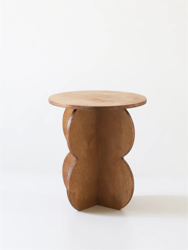 [OB] لوحة المحيط موجة مخصصة جولة عدد قليل من الجانب الصغير المنزلية عدد قليل من أريكة غرفة المعيشة الجانبية عدد قليل من طاولات القهوة الخشبية الصلبة العتيقة