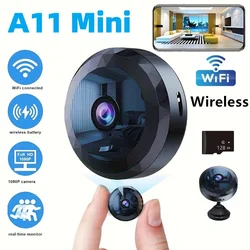 A11 WiFi Wireless Mini Camera 1080P HD Security Remote Monitor Camcorders Video Surveillance Night Version Smart Home 2024 New