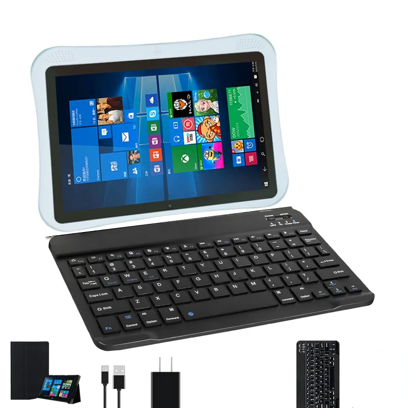 64 Bit 10.1 POLLICI 4 GB DDR RAM + 64 GB ROM WINDOWS 10 Tablet PC Q1 X5-Z8350 CPU Batteria doppia fotocamera compatibile HDMI 8000 mAh