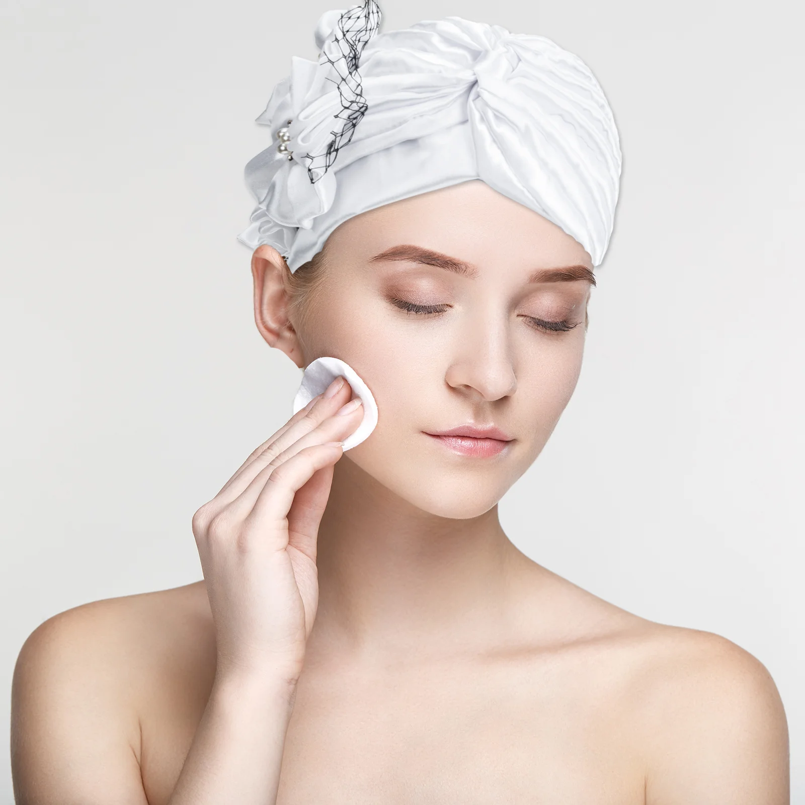 

Elegant Satin Turban Hat for Women Designed for All Day Wear Indoor Or Outdoor Use Soft Comfortable Fabric Prevents Hair