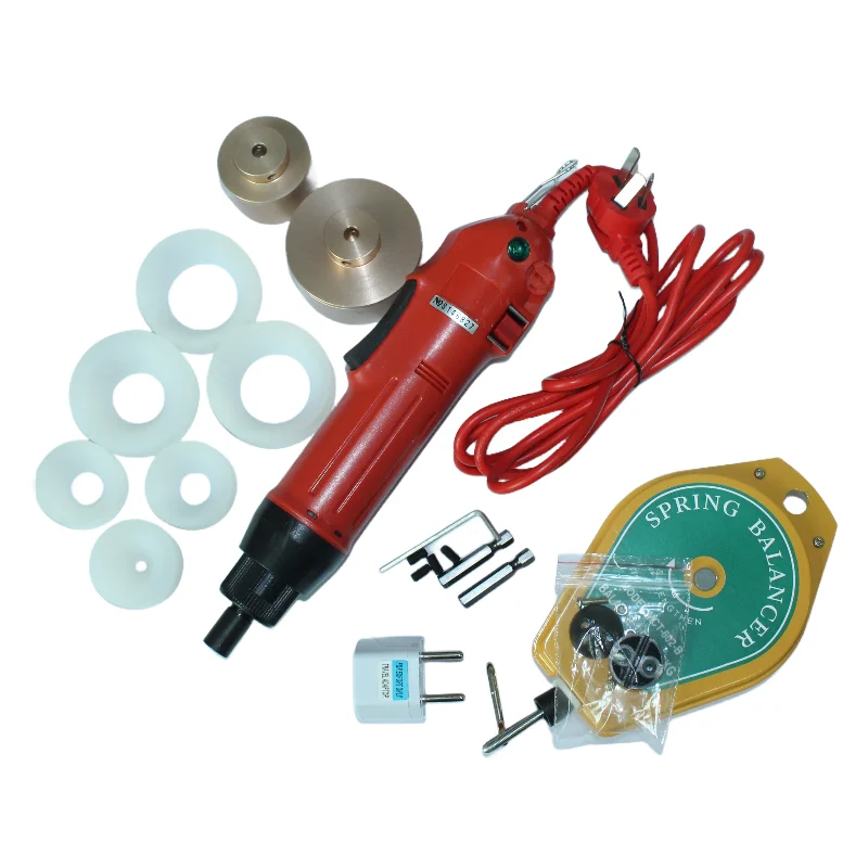 SG1050 يده آلة السد غطاء زجاجة الشد أداة غطاء كهربائي السدادة 110 فولت/220 فولت 80 واط للقبعات المستديرة SHENLIN