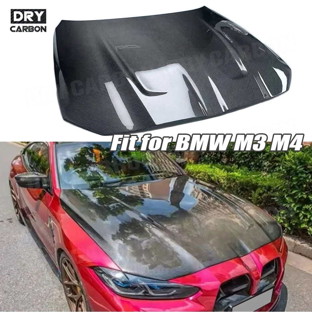 

Carbon Engine Hood For BMW G80 M3 G82 G83 M4 21+ Front Cover Hood Front Engine Bonnet Hood Vents Car Tuning Accessories Trims