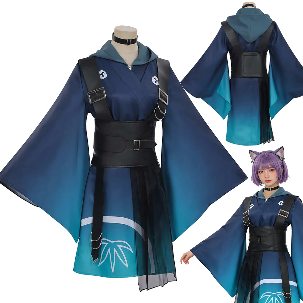 

Anime Cosmic Princess Kaguya Chou Kaguya hime Sakayori Iroha‌ Cosplay Costume Women Disguise Uniform Halloween Party Suits